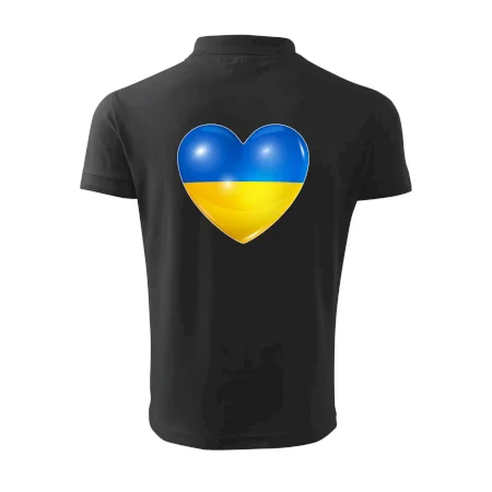 Ukrajina srdce vlajka