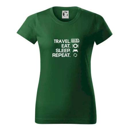 Eat sleep travel - Van
