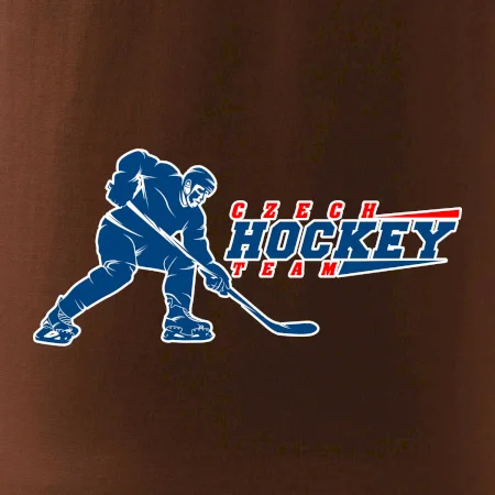 Czech hockey team - hokejista + nápis - Mistrovství světa v ledním hokeji 2026