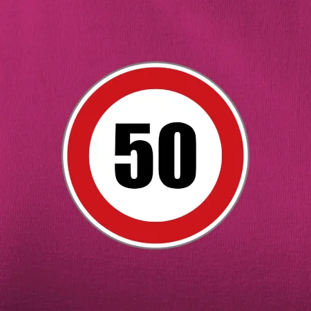 Dopravní značka - omezení rychlosti 50