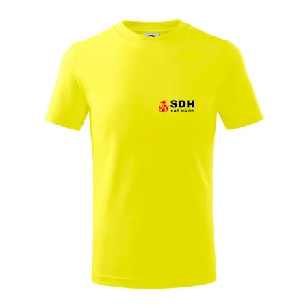 SDH nápis (oheň, název sboru - vlastní nápis)