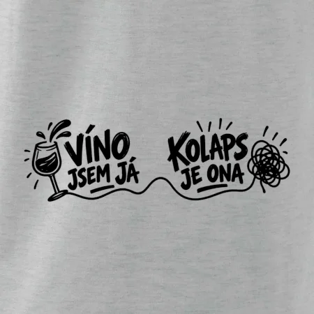 Víno jsem já a kolaps je ona