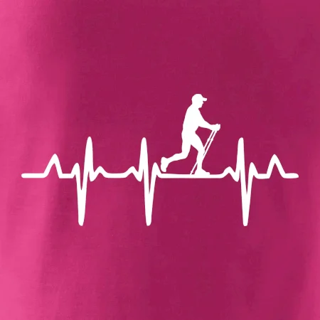 EKG nordic walking muž