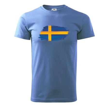 Švédská vlajka kreslená