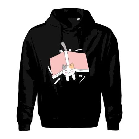 Učení na státnice kočka