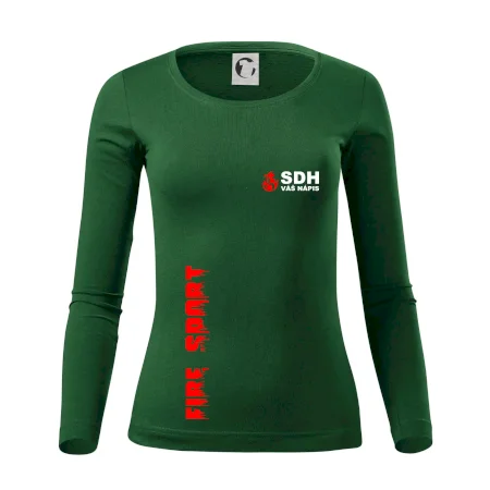 SDH nápis (oheň, firesport, název sboru - vlastní nápis)