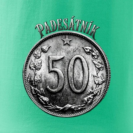 Padesátník 1963 - 1978 s nápisem