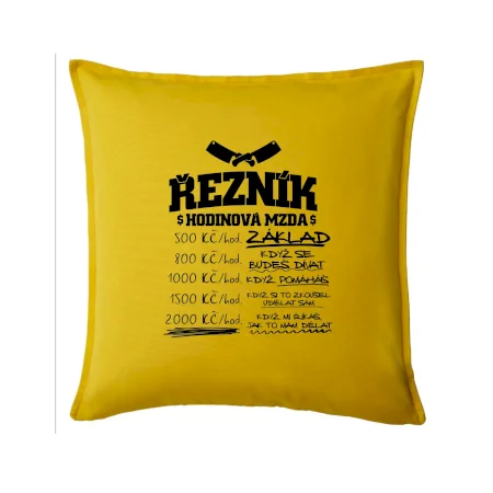 Hodinová mzda řezník