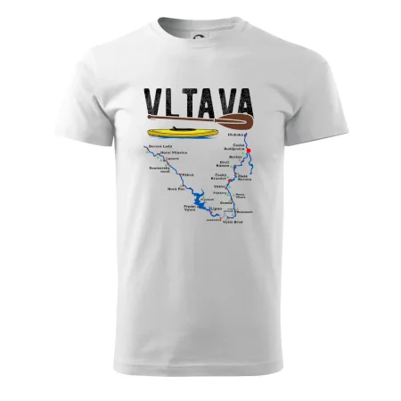 Mapa řeky Vltavy