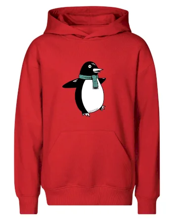 Tučňák se zelenou šálou