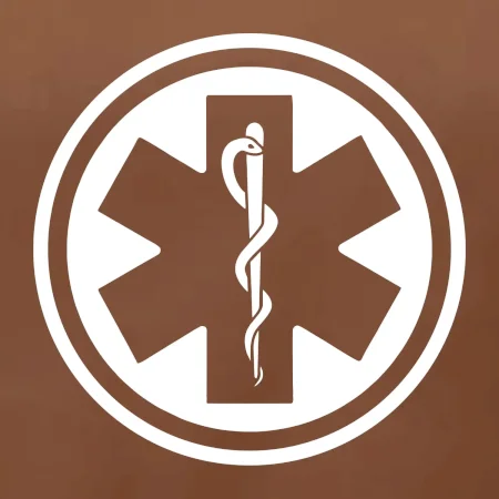 Rescue logo samostatné kulaté