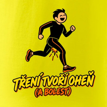Běžecké tření tvoří oheň