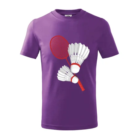 Badminton - pálka a košík