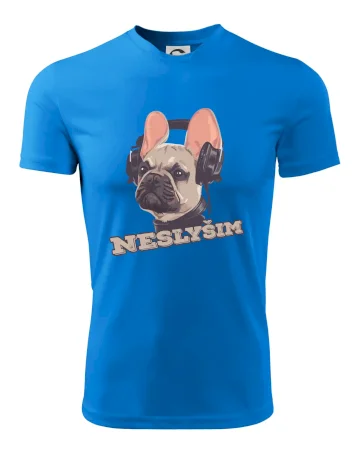 Francouzský buldoček neslyším