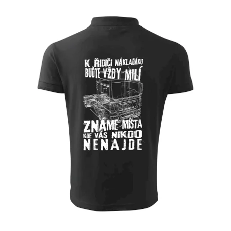 K řidiči náklaďáku buďte vždy milý