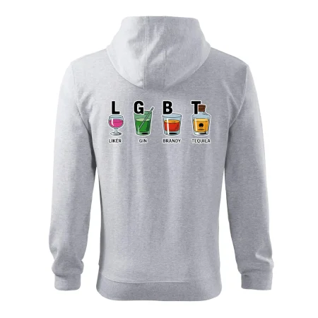 LGBT -  Likér, Gin, Brandy, Tequila