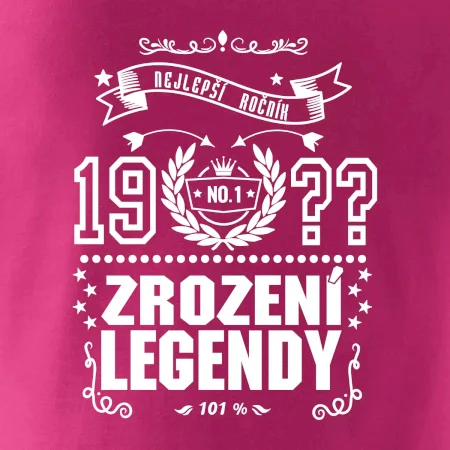 Zrození legendy - pro všechny - vlastní letopočet