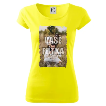 Triko s vlastní fotkou