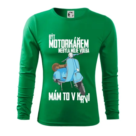 Být motorkářem nebyla moje volba skútr