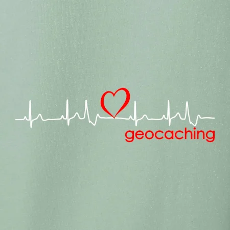 Moje srdce bije pro Geocaching -text