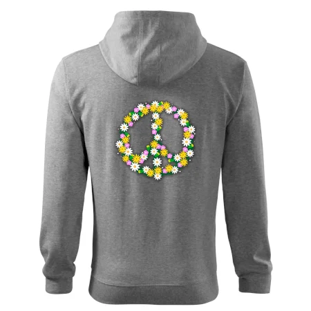 Peace symbol kopretiny