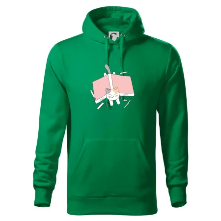 Učení na státnice kočka