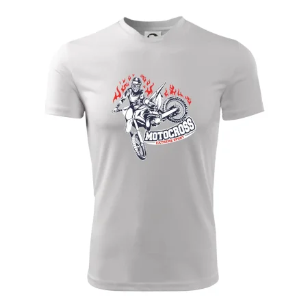 Motocross extreme sport fire