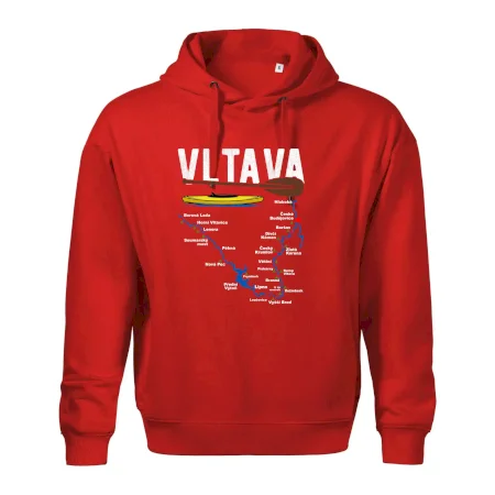 Mapa řeky Vltavy