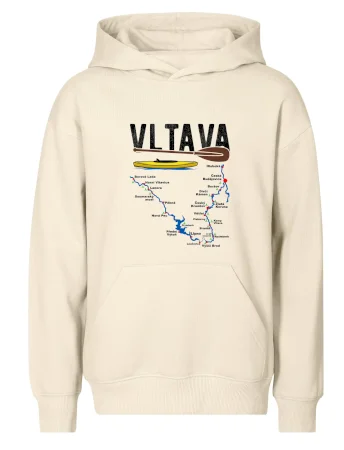 Mapa řeky Vltavy