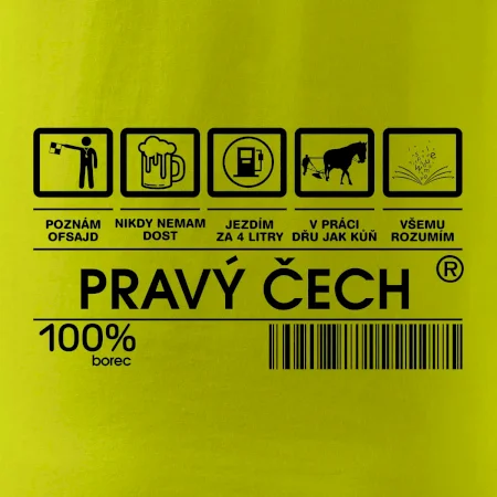 Čárový kód  - Pravý Čech