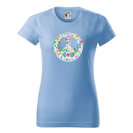 Peace and love symbol