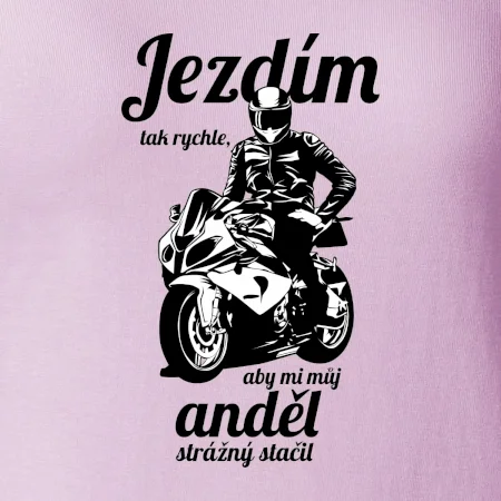 Silniční motorka - jezdím tak rychle, aby mi můj anděl strážný stačil