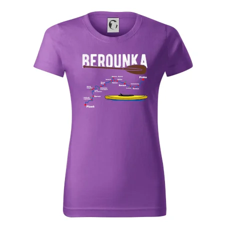 Mapa řeky Berounky