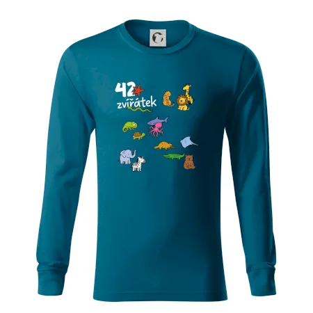 Tričko + 42 nažehlovacích zvířátek
