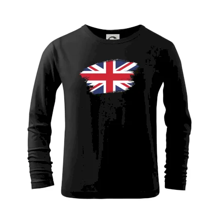 Britská vlajka roztrhaná