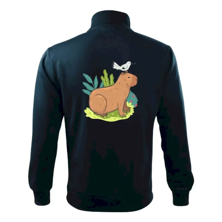 Kapybara a ptáček