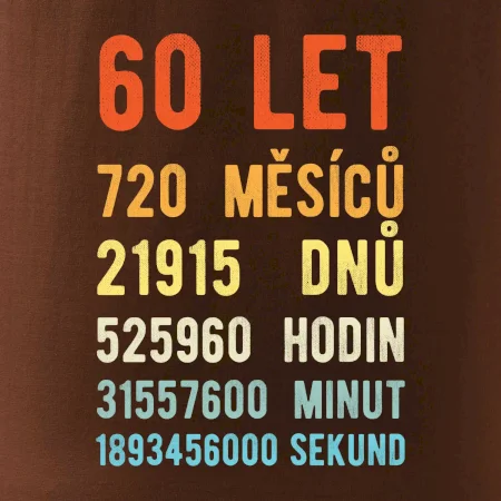 Narozeniny 60 přepočet času