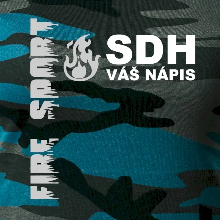 SDH REFLEXNÍ nápis (oheň, firesport, název sboru - vlastní nápis)