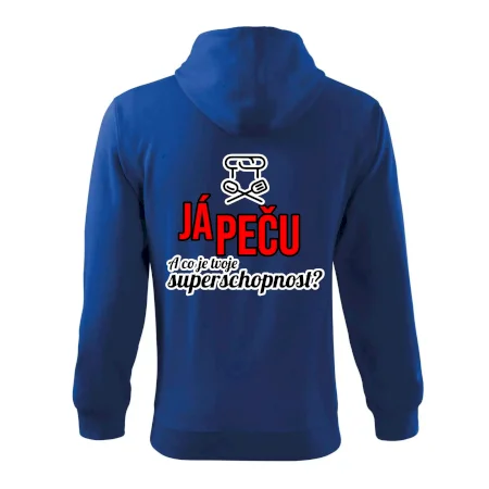 Já peču - tvoje superschopnost? rovný nápis