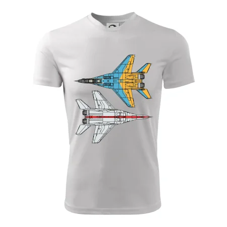 Mig 29 Fulcrum ze spoda a ze zhora