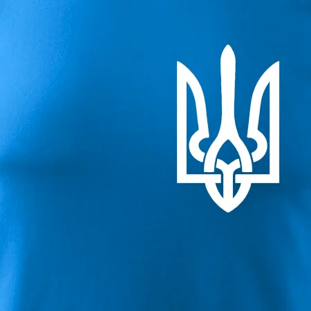 Ukrajina trojzubec prso