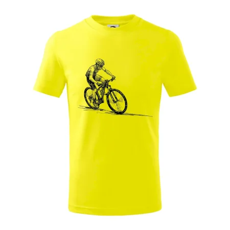 MTB kreslený cyklista
