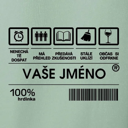 Vaše jméno - čárový kód