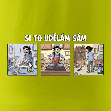 Si to udělám sám - dlouhé vlasy a knír