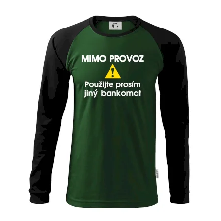Mimo provoz - použijte jiný bankomat