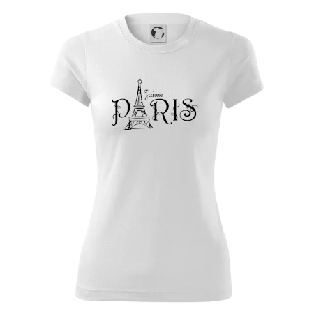 Paris nápis Eiffelovka rovný