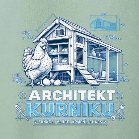 Architekt kurníku technický výkres