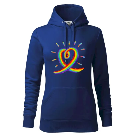 Srdce pride duha kreslená