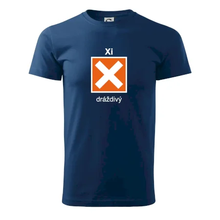 Xi Dráždivý - Výstražná tabulka na tričku