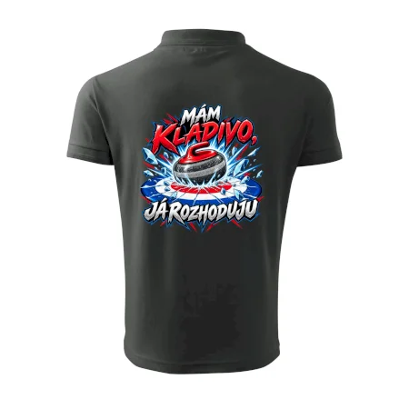 Kladivo drtí střed curlingového domu